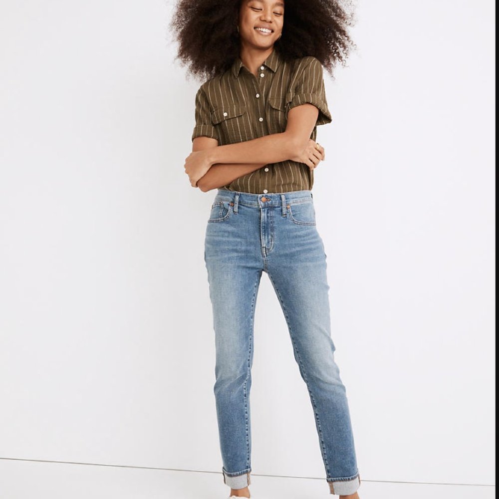 Madewell The Slim Boyjean in Mayberry Wash Size 27
